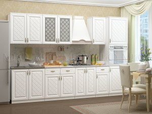 Кухня МДФ Ирина 2600 (Миф)